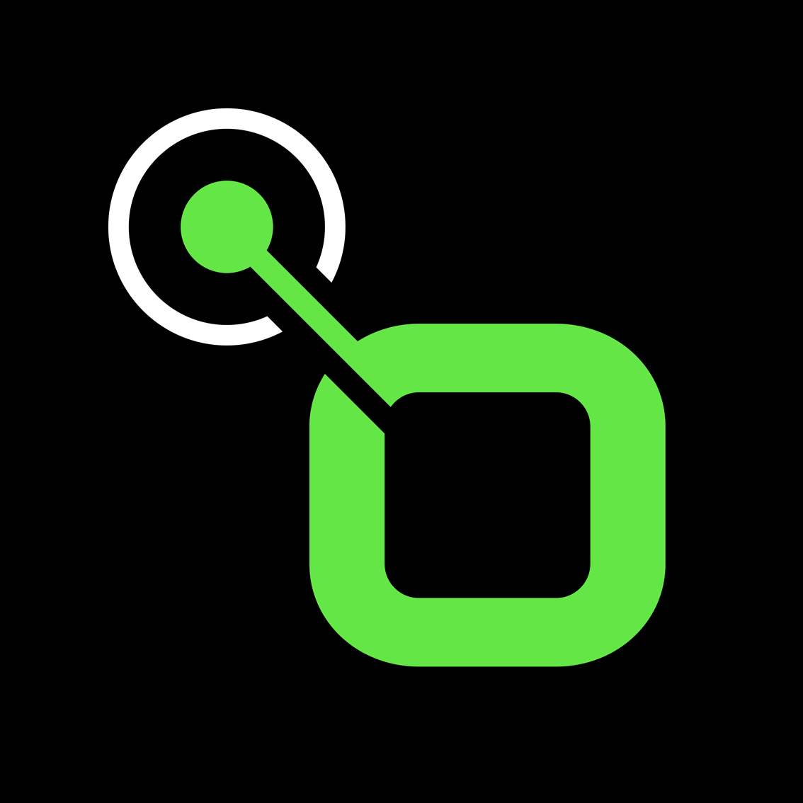 Das Radio.de Logo in grün, auf schwarzem Hintergrund