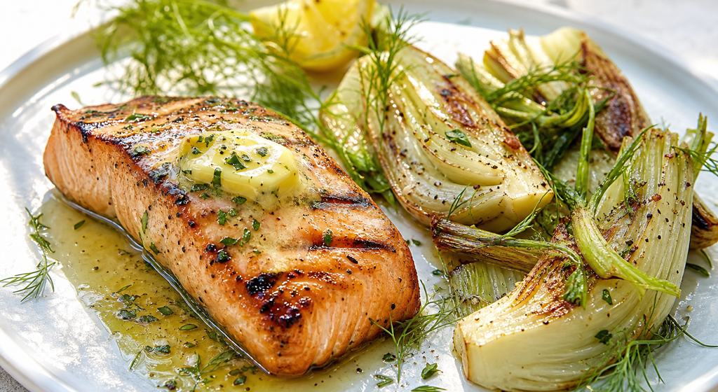 Lachs vom Grill mit Zitronenbutter und Fenchel episode artwork