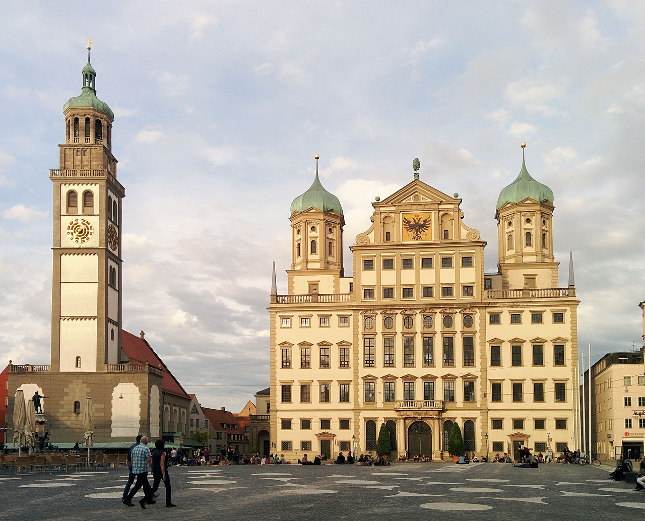 Illustrationsbild Augsburg Rathausplatz