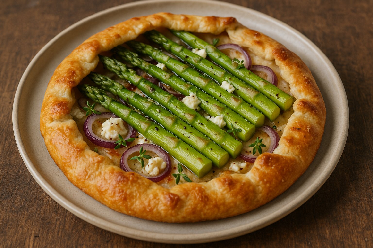 spargel galette fruehling